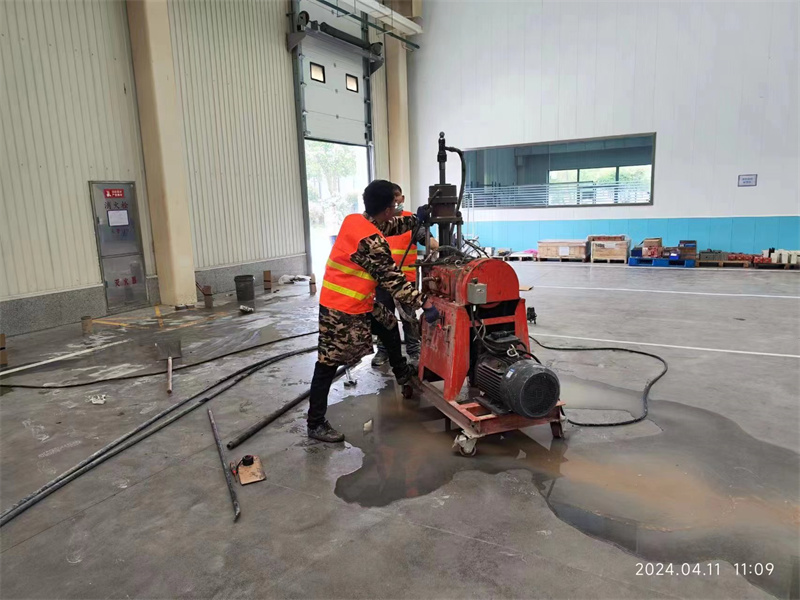 天等厂房地面下沉塌陷注浆加固施工